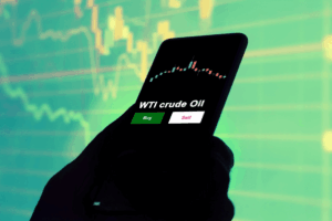 Trader analysiert Währungspaare im Devisenhandel auf einer Forex-Handelsplattform